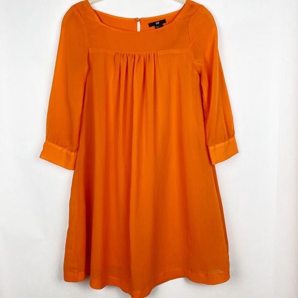 H&M Dresses & Skirts - H&M Shift Dress Orange